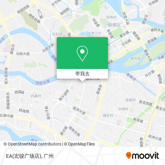 EA(宏骏广场店)地图