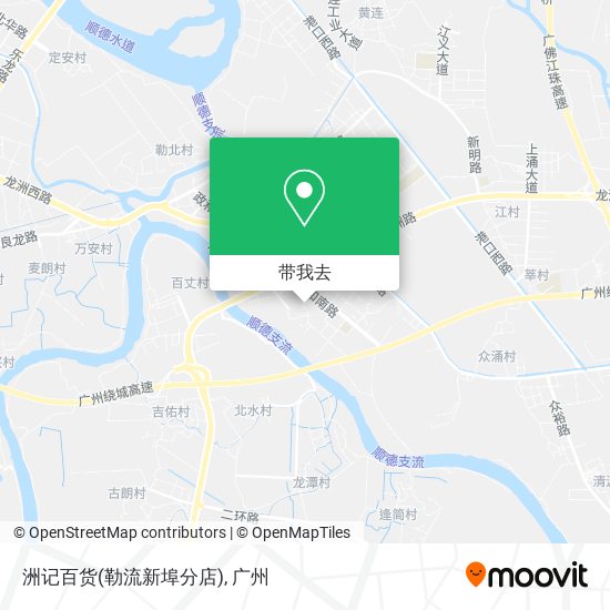 洲记百货(勒流新埠分店)地图
