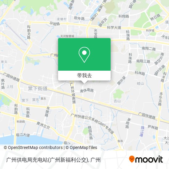 广州供电局充电站(广州新福利公交)地图