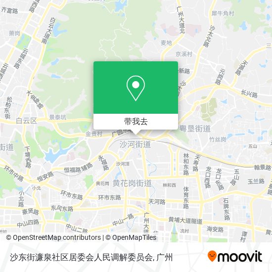沙东街濂泉社区居委会人民调解委员会地图