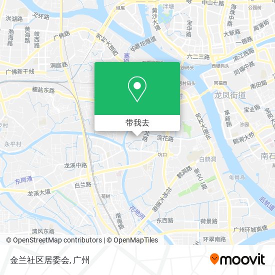 金兰社区居委会地图