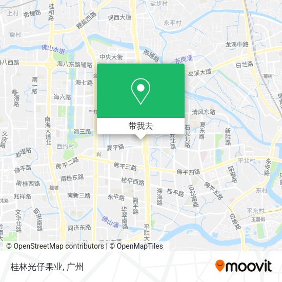 桂林光仔果业地图