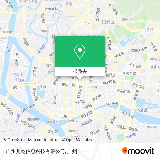 广州兆乾信息科技有限公司地图