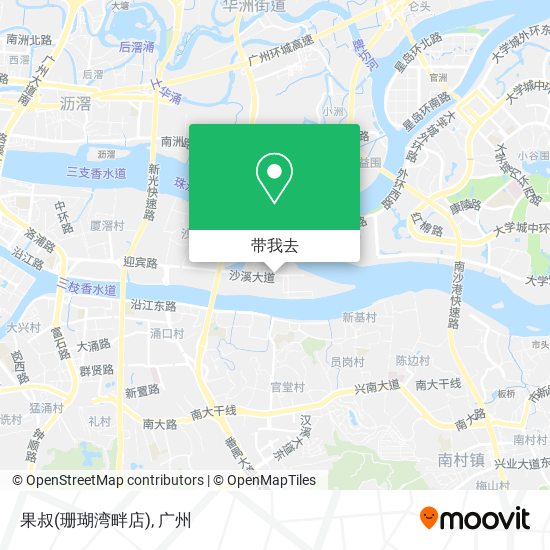 果叔(珊瑚湾畔店)地图