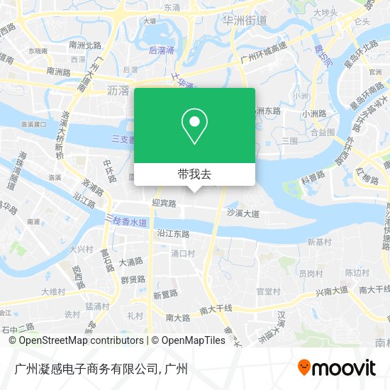 广州凝感电子商务有限公司地图