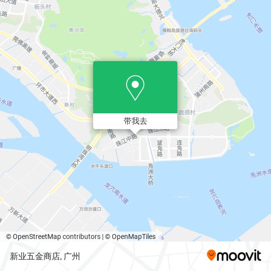 新业五金商店地图