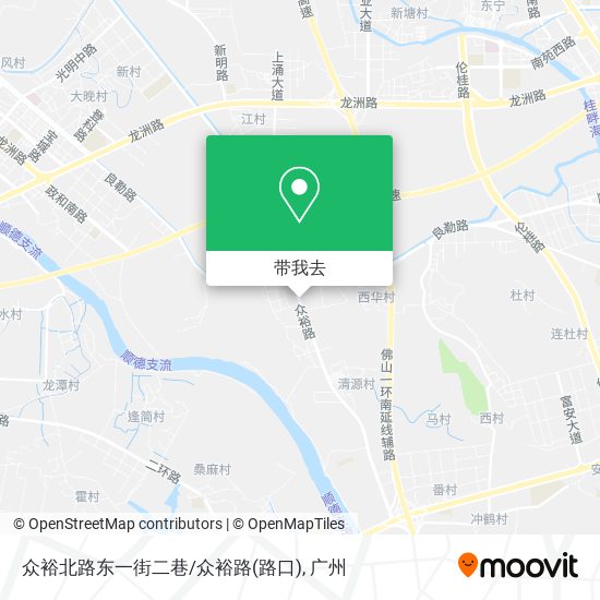 众裕北路东一街二巷/众裕路(路口)地图