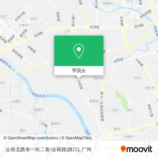 众裕北路东一街二巷/众裕路(路口)地图