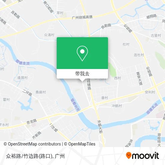众裕路/竹边路(路口)地图