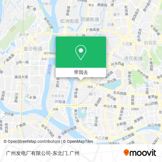 广州发电厂有限公司-东北门地图