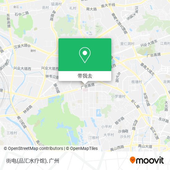 街电(品汇水疗馆)地图