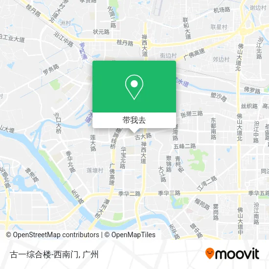 古一综合楼-西南门地图