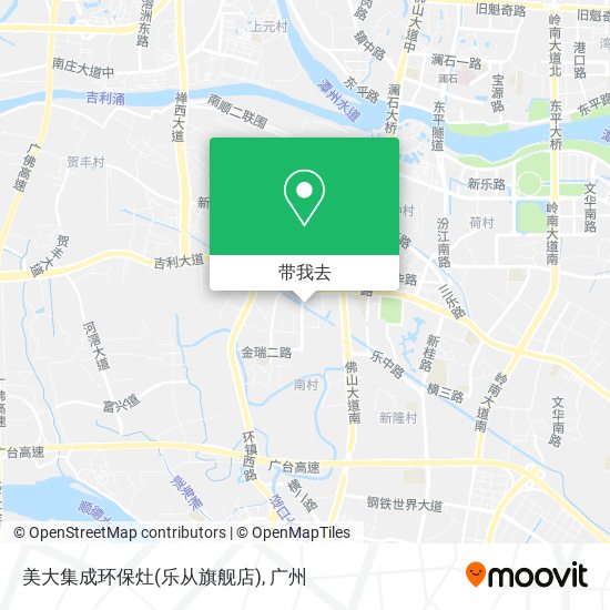 美大集成环保灶(乐从旗舰店)地图