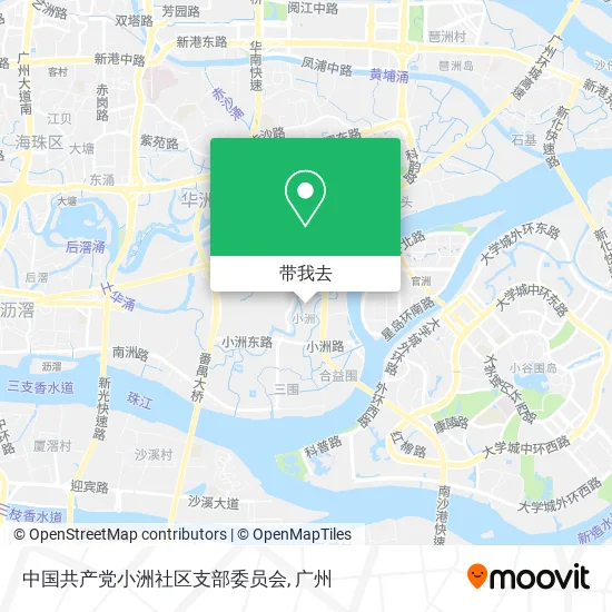 中国共产党小洲社区支部委员会地图