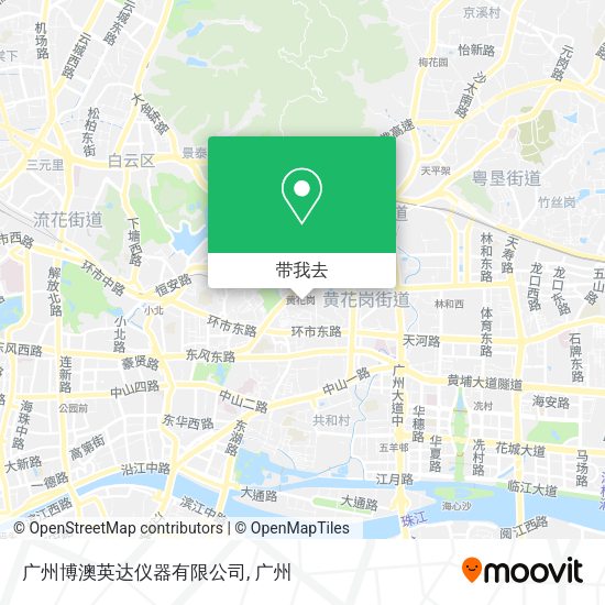 广州博澳英达仪器有限公司地图