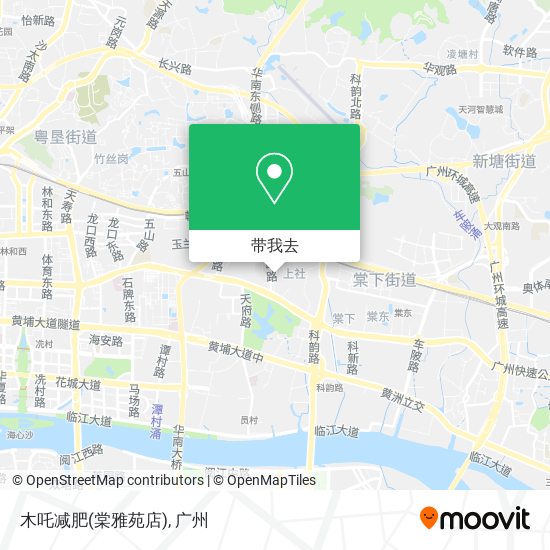 木吒减肥(棠雅苑店)地图