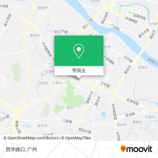 西华路口地图
