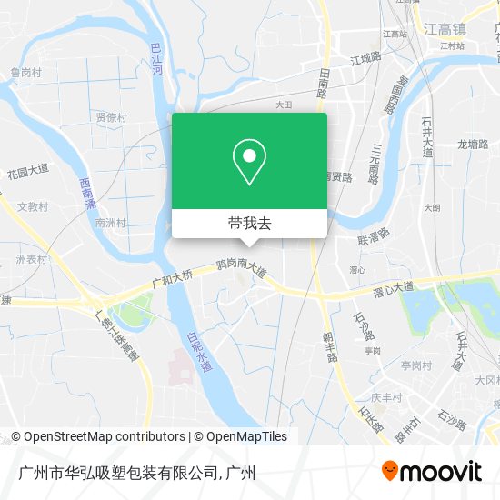 广州市华弘吸塑包装有限公司地图