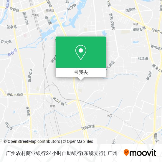 广州农村商业银行24小时自助银行(东镜支行)地图