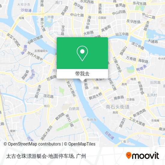 太古仓珠澋游艇会-地面停车场地图