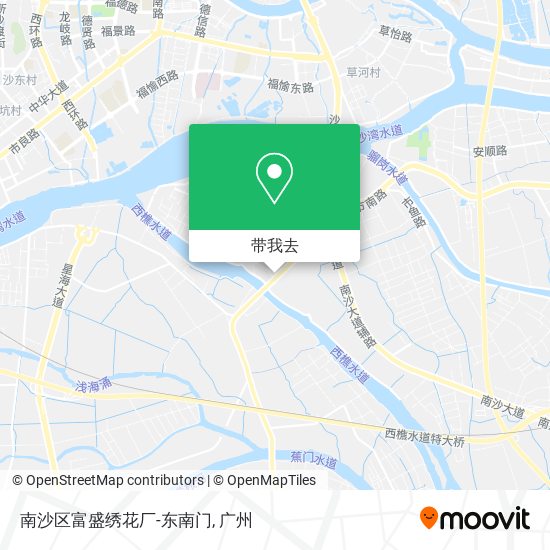 南沙区富盛绣花厂-东南门地图