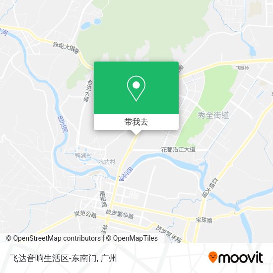 飞达音响生活区-东南门地图