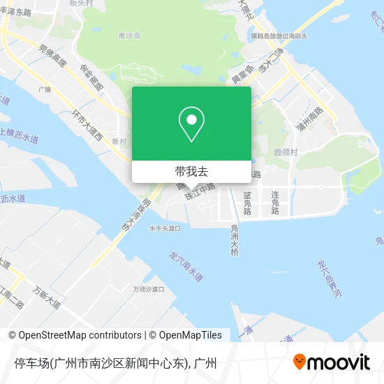 停车场(广州市南沙区新闻中心东)地图