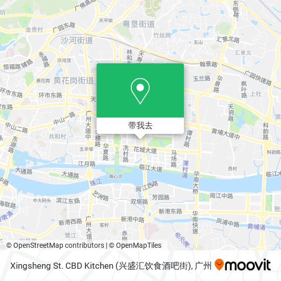 Xingsheng St. CBD Kitchen (兴盛汇饮食酒吧街)地图