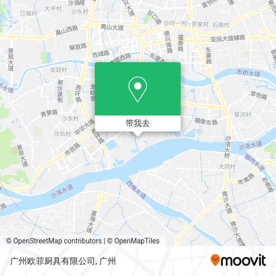 广州欧菲厨具有限公司地图