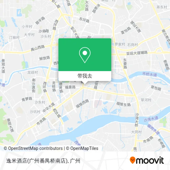 逸米酒店(广州番禺桥南店)地图