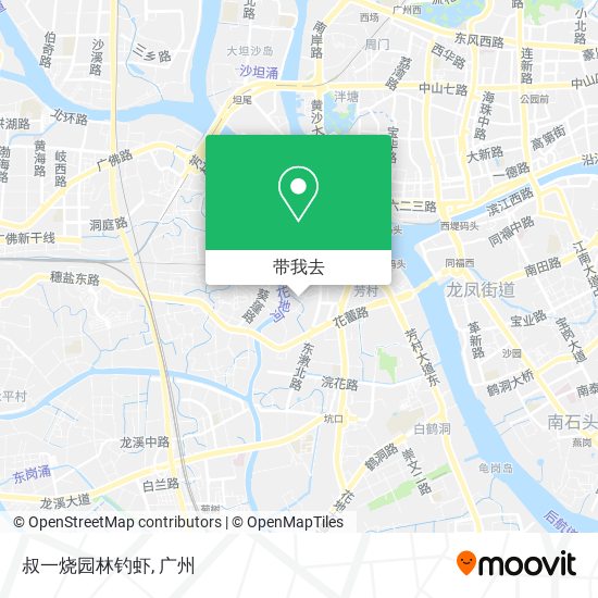 叔一烧园林钓虾地图