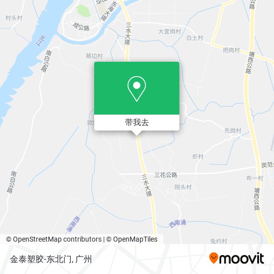 金泰塑胶-东北门地图