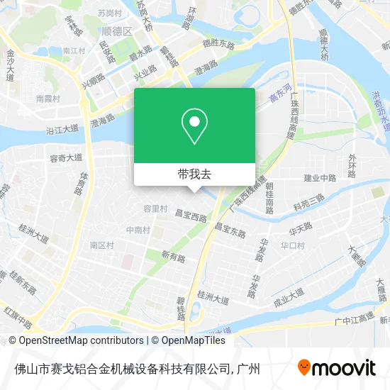 佛山市赛戈铝合金机械设备科技有限公司地图