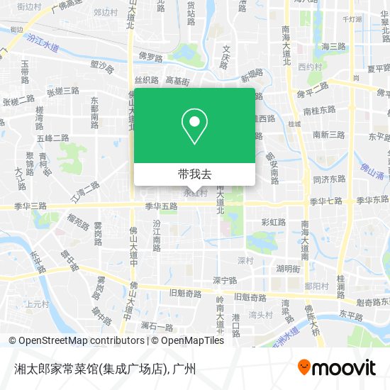 湘太郎家常菜馆(集成广场店)地图