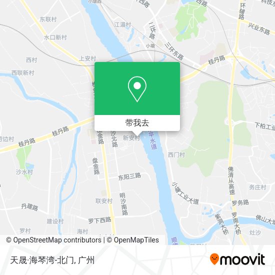 天晟·海琴湾-北门地图