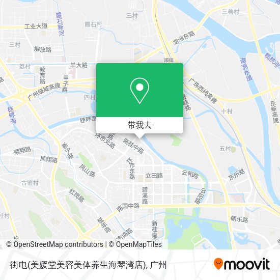 街电(美媛堂美容美体养生海琴湾店)地图