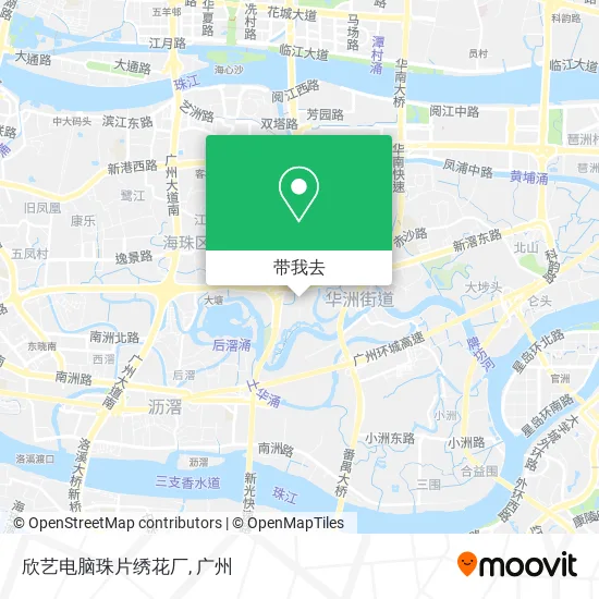 欣艺电脑珠片绣花厂地图