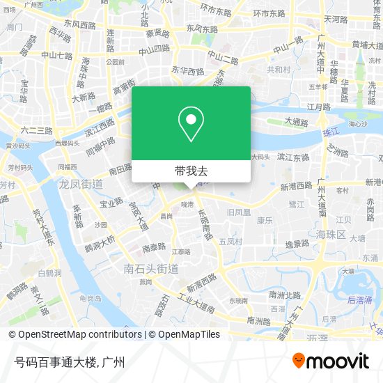 号码百事通大楼地图