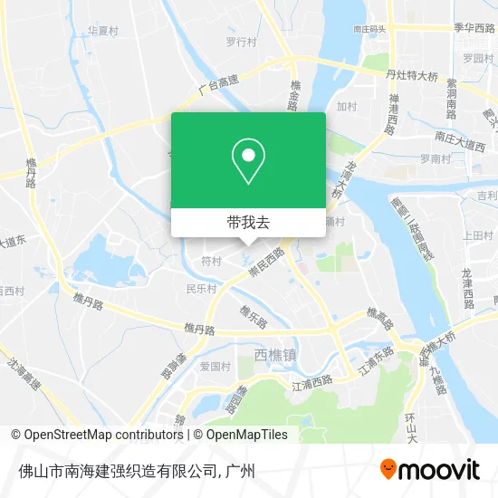佛山市南海建强织造有限公司地图