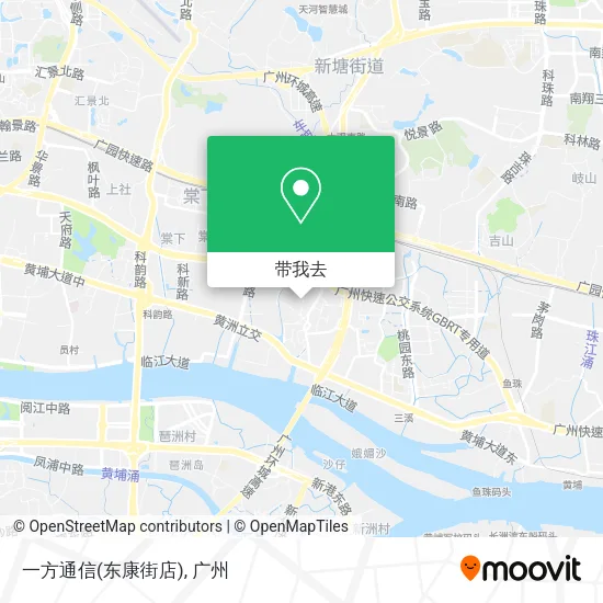 一方通信(东康街店)地图