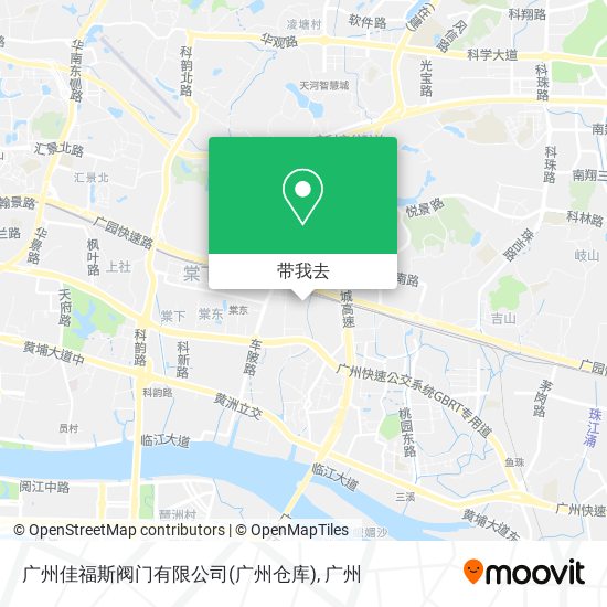 广州佳福斯阀门有限公司(广州仓库)地图