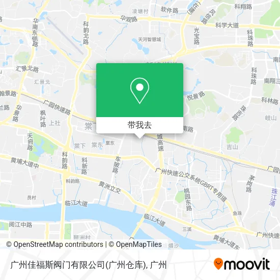 广州佳福斯阀门有限公司(广州仓库)地图