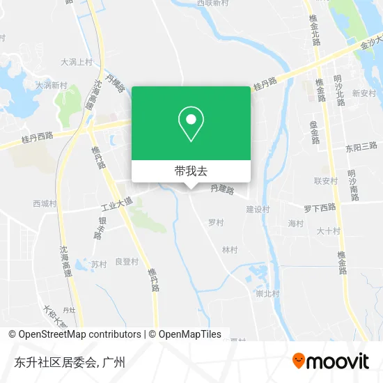东升社区居委会地图