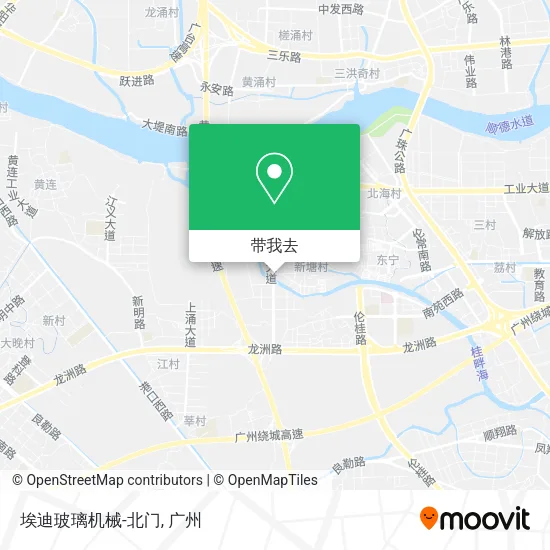 埃迪玻璃机械-北门地图