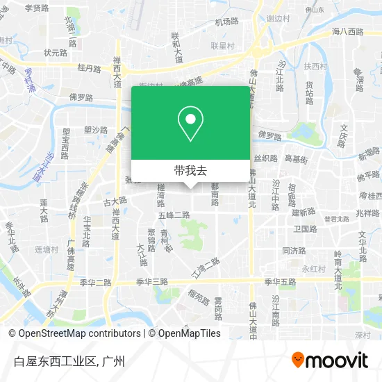 白屋东西工业区地图