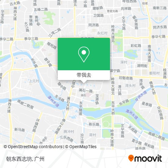 朝东西志坊地图