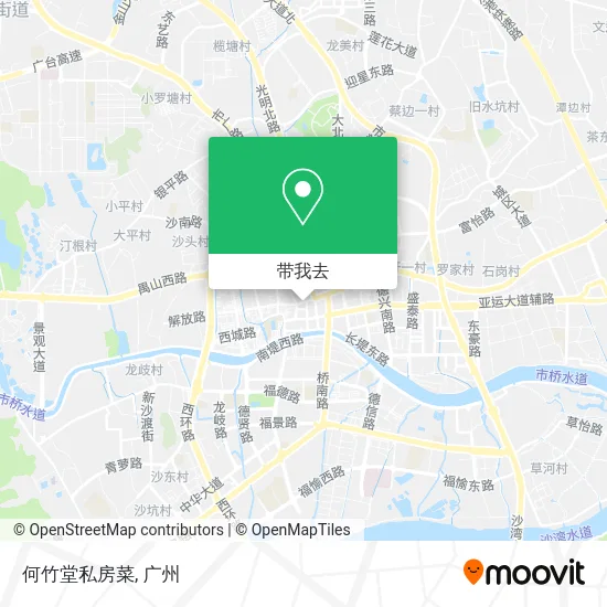 何竹堂私房菜地图