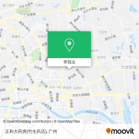 正和大药房(竹生药店)地图