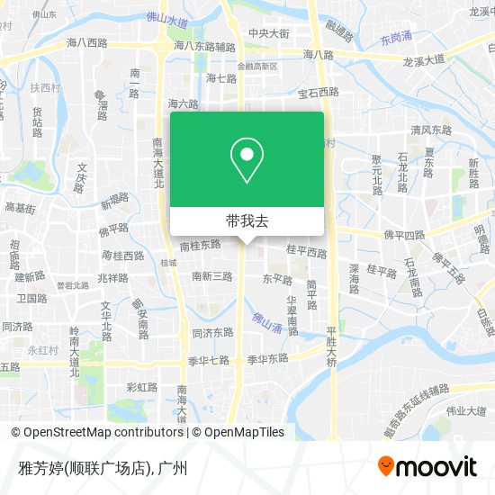 雅芳婷(顺联广场店)地图