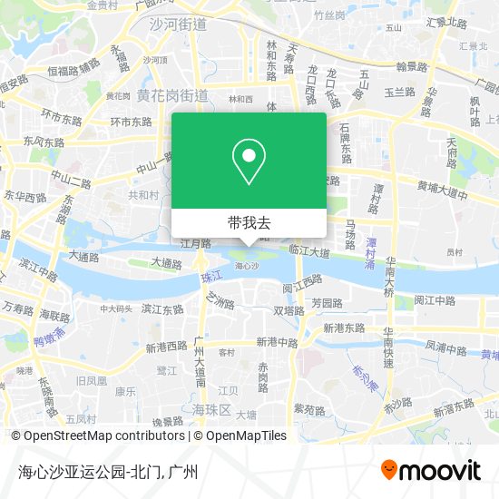 海心沙亚运公园-北门地图